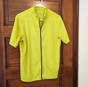 Yellow-Green Patagonia Cycling Jersey Small